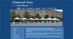 Desktop Screenshot of diamondstatepartyrentals.com